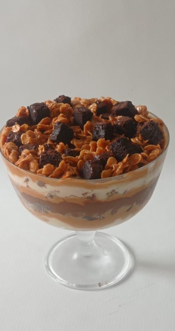 Salted Caramel Brownie Trifle